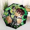 1pc Ben 10 Automatic Folding Cute Umbrella - Compact 8-Rib Design, Durable Plastic & Iron, Perfect Gift for Friends & Family, Outdoor Umbrella, Fashio