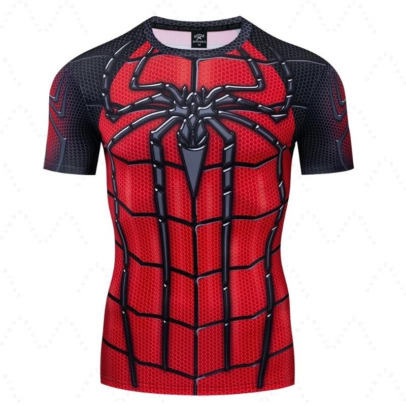 2026 Summer Children's T-shirt - Marvel Spider-Man 3D Print - Sporty and Casual, Breathable and Sweat-Wicking Short Sleeve