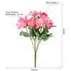 2PCS Simulated 5-forked, 10-headed colorful lilies, wedding and home decorations, artificial daffodils and orchids.