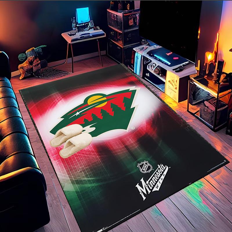Winnipeg Hockey Team Area Rug Suitable for Indoor And Outdoor,Carpets for Kitchens, Homes, Offices, Living Rooms,Home Decor,Christmas Gift