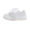 High value bow niche white shoes 2025 spring and autumn new fashion versatile casual thick baseplate shoes women