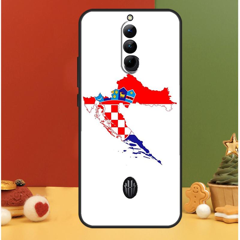 Croatia Flag Case For ZTE Nubia Red Magic 8 8S 9 Pro Plus RedMagic 5G 5S 6R 6S 7S 6 7 Pro Back Cover