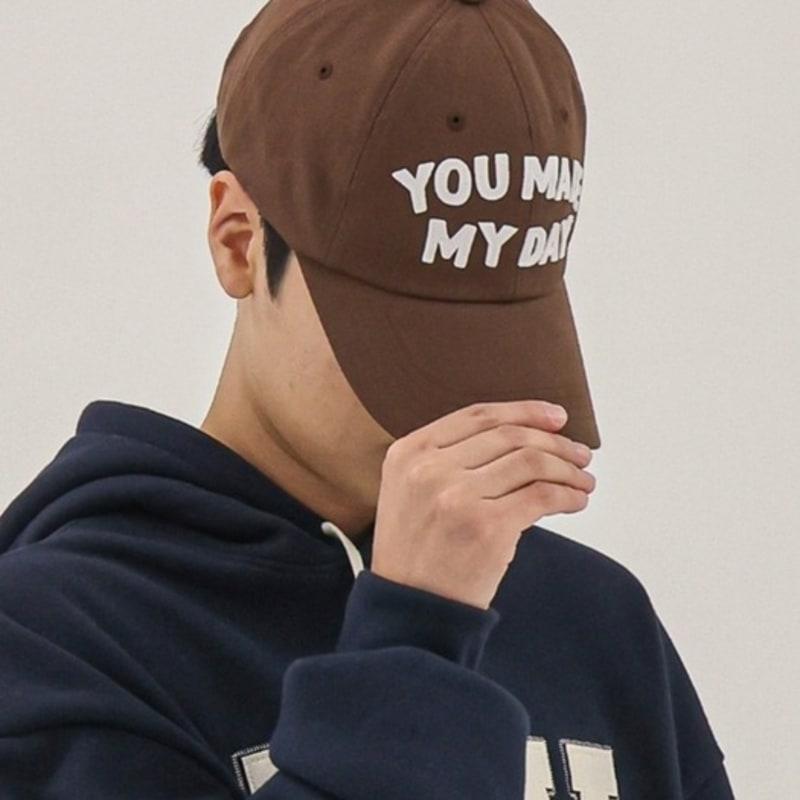 THESTORI YMMD Washed Ball Cap (Brown)