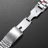 Stainless Steel Watch Band Universal 18mm 20mm 22mm Strap Metal Folding Buckle Bracelet Men's Women's Watch Belt Accessories
