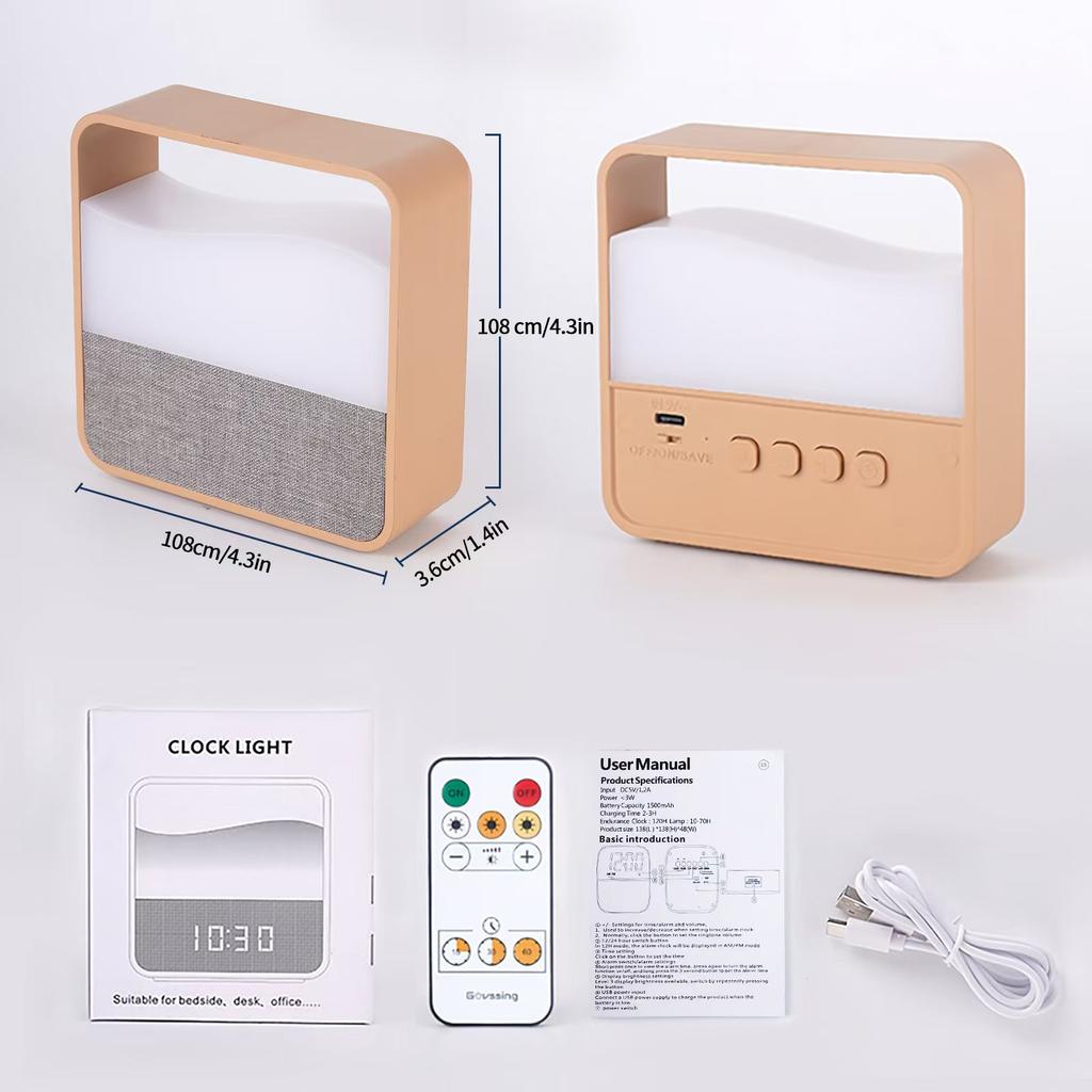 LED Night Light Bedside Rechargeable Desk Lamp Bedroom Baby Feeding Eye Protection Sleep Children's Room Lights Table Lamp