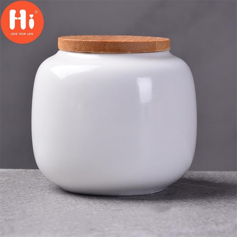 Привет керамическая кухонная коробка для приправ Ретро цвет деления чайные контейнеры для еды контейнеры для еды дорожная бутылка для хранения кофе фарфоровая банка для специй