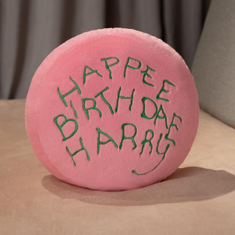 Harry Potter Happy Birthday Cake owl Wizard hat Plush Toy Kawaii Cartoon Stuffed Doll Pillow Pendant Home Bag Decor Kid Gift