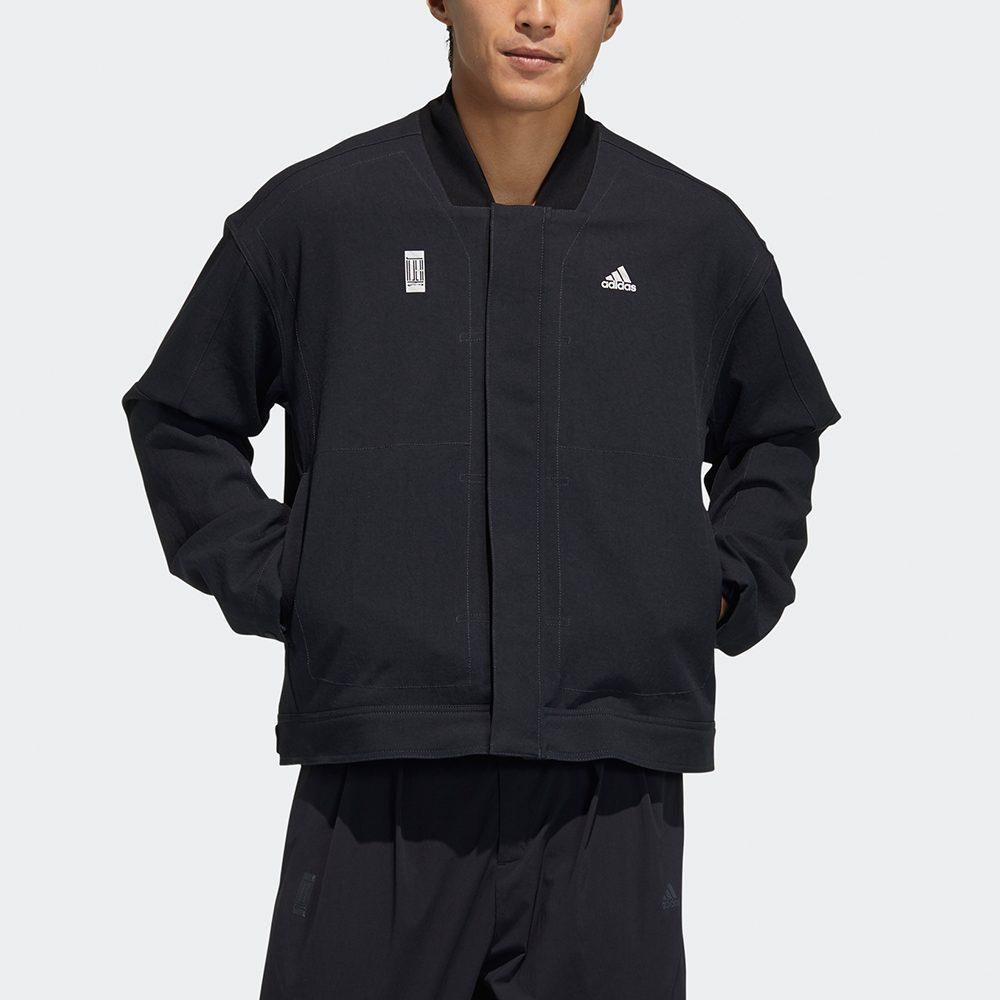 Adidas Jackets Men's Black Baseball Collar Moderate Other GP0904