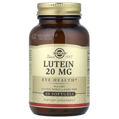 Lutein, 20 mg, 60 měkkých kapslí