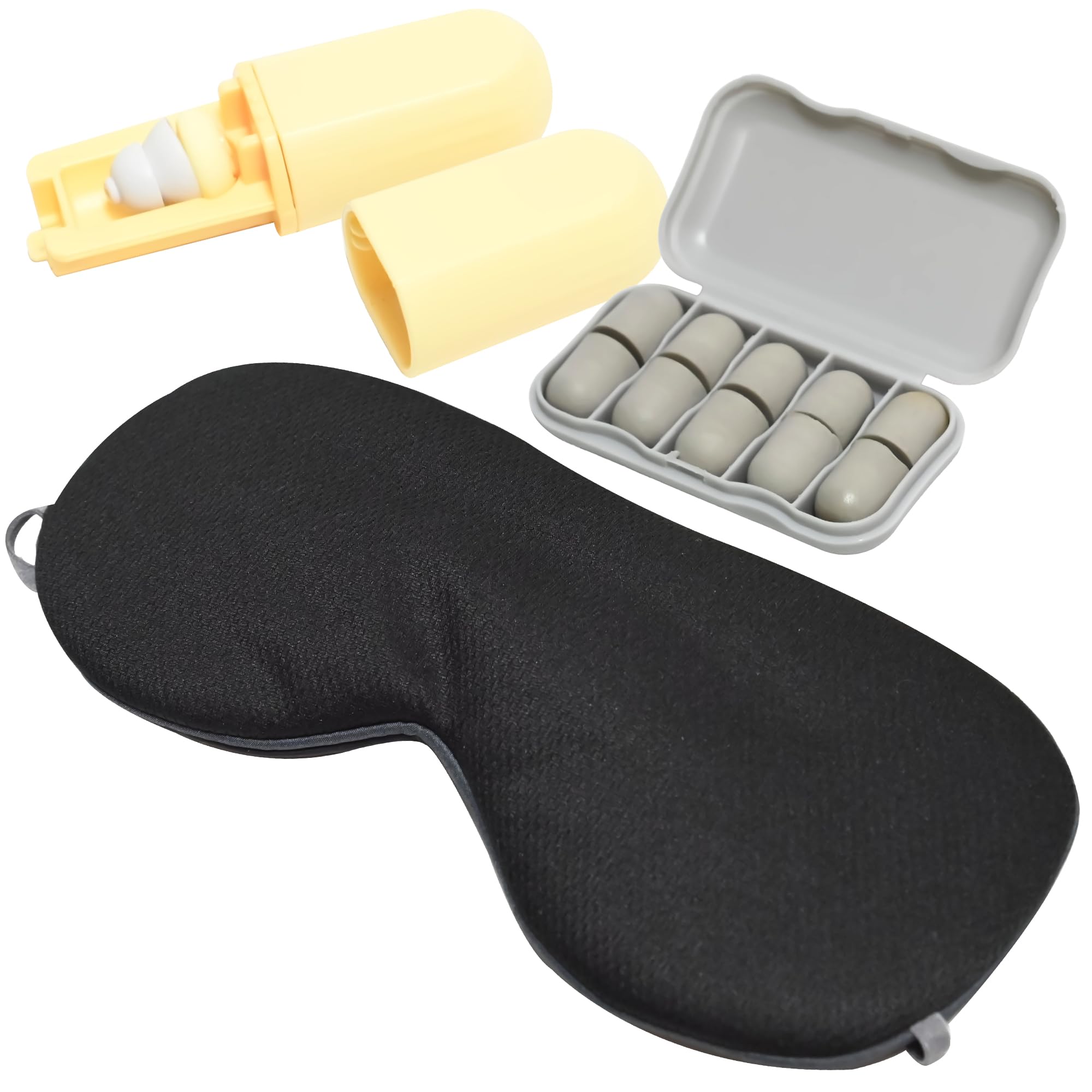 

by a Level 1 Sleep Test Sleep Earplug Sleep Earplugs with Eye 36db Reduction Free [Supervised Professional] K-YRHY Earplugs, Set, Mask, (Yellow, Size)