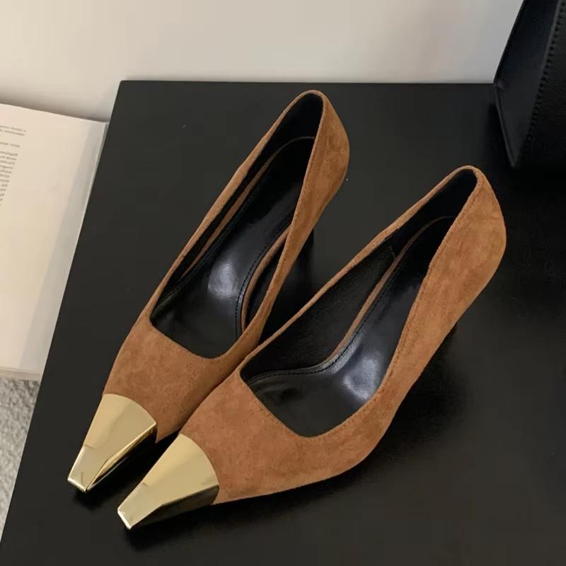 Mode Eilyken Lente Ontwerper Gestikte Pumps Dames Sexy Puntige Neus Dunne Lage Hakken Elegante Banket Mules Schoenen Zapatos Mujer