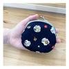Kyosuke Made in Japan Gamaguchi (Clasp) Wallet Pouch, 100% Cotton, Shiba Inu, Approx. 12×11.5cm, Coi