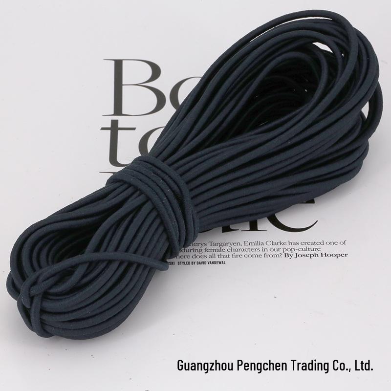 2.5mm High Elasticity Colorful Elastic Rubber Cord