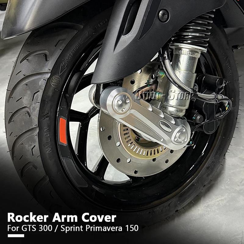 Motorcycle Front Wheel Suspension Arm Cover Brake Disc Rocker Guard Accessories For Vespa GTS300 For Sprint 150 Primavera 150