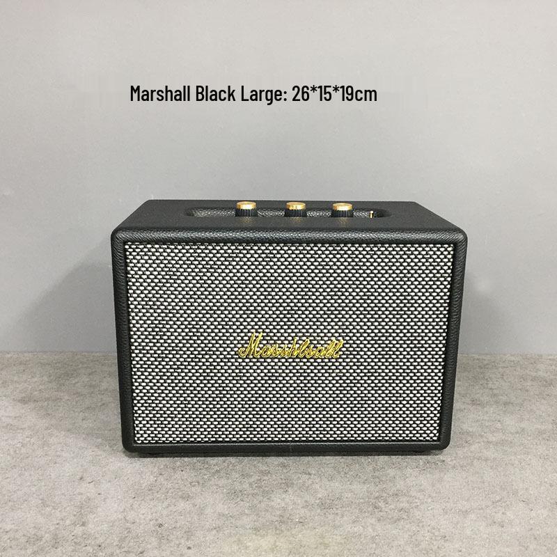 Marshall Speaker Model Ornament: Wooden Shell & Leather Wrap - Perfect for Model Home Decor