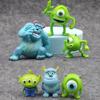 Mike Wazowski Toy Story MrQ Sulley Actionfiguren Puppen Schreibtischdekoration Dreiaugiger Junge Spielzeug Autoornamente Tortendekoration