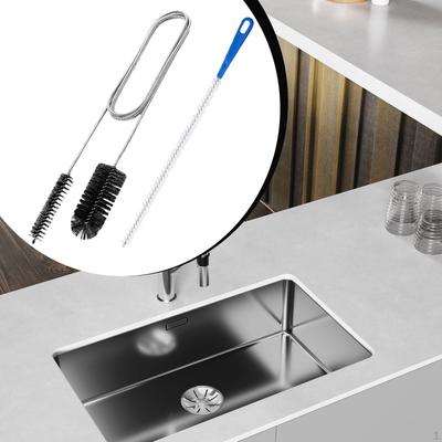 2 Pieces Flexible Drain Brush Tube Cleaning Brushes Easy To Use Sturdy Convenient Hose
