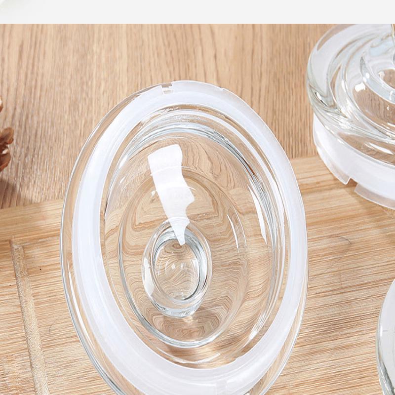 ZISIZ Thickened Glass Sealed Storage Jar