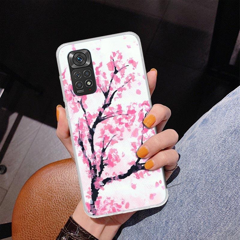 

Cherry Blossom Tree Phone Case For Xiaomi Redmi Note 15 14 13 12S 12 11 Pro Plus 14S 11S 11E 10 10S 11T 5G Personalized Cover Re Redmi Note 11S 4G