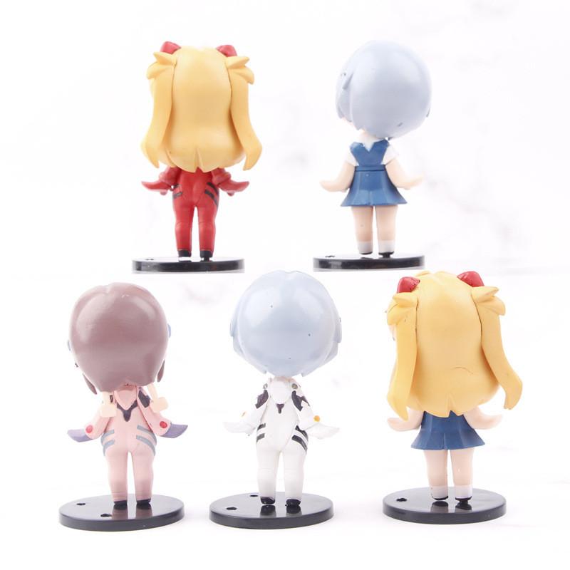 Adorable Pvc Evangelion Standing Rei Asuka Miniature Figurine Blind Box Toy