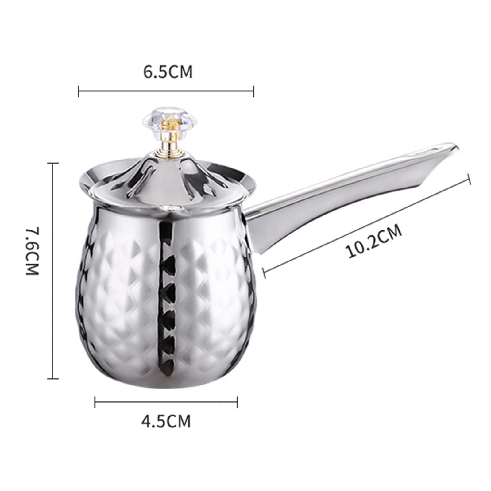 

Турка для кофе с длинной ручкой, питчер для вспенивания молока, маленький кофейник, греческая турка, кофейник мока, кастрюля для масла, для кухни, подарки для мужчин