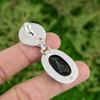925 Sterling Silver Natural Star Galaxy Jasper Tanzanite Quartz Mermaid Pendant