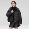 Xuezongfei Women's Short Hooded Puffer Down Jacket