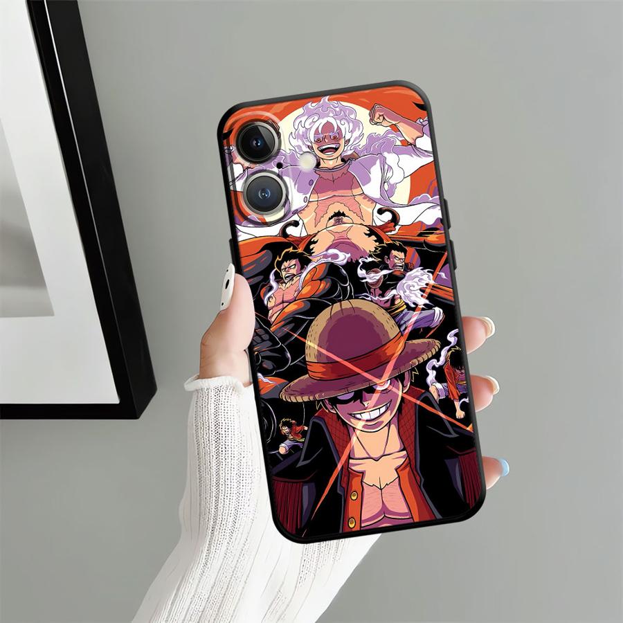 Anime One Piece Luffy Funda Phone Cover Phone Case for Apple iPhone 17 Pro Max 12 14 XR XS MAX 11 16 Air 13 15 Pro 7 8