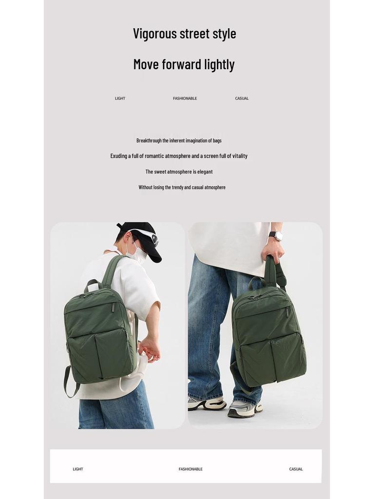 Unisex Large-Capacity Fashionable Travel Backpack with Multiple Pockets for Students and Laptop Storage