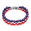 European American Personalized Bracelet Men's Stainless Steel Trendy Fashion Versatile Color Motorcycle Chain Titanium