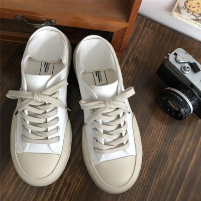 Fashion Round Toe Women Footwear Flat Ladies Shoes Lace Up Canvas Designer New In Original Trends 2024 Light A Casual Vulcanized for H
