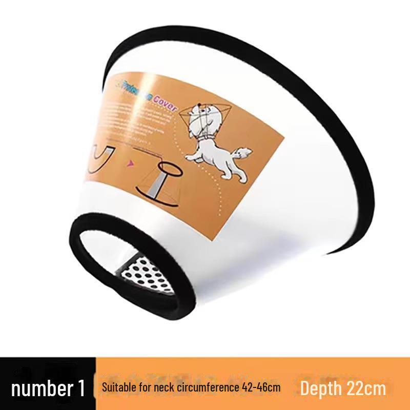 Elizabethan Soft Pet Collar for Dogs and Cats - Anti-Lick and Bite Headgear