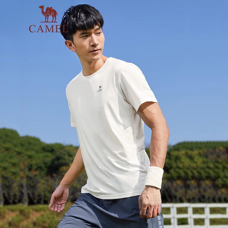 CAMEL Men s Crew Neck Quick Dry T-Shirt J13BAXN002B L