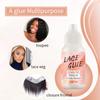 Lace Wig Glue - Extreme Hold, Waterproof & Humidity Resistant for Lace Wigs (38ml with Applicator) Lace Wig Glue Strong Adhesive