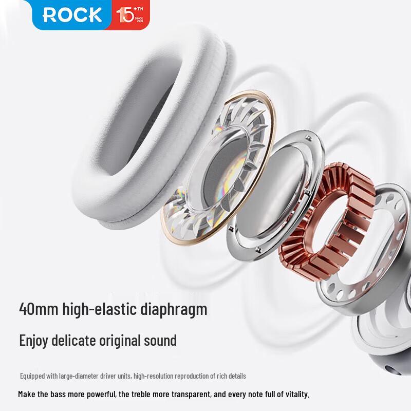 ROCK HP-6030BT Wireless Over-Ear Gaming Headset