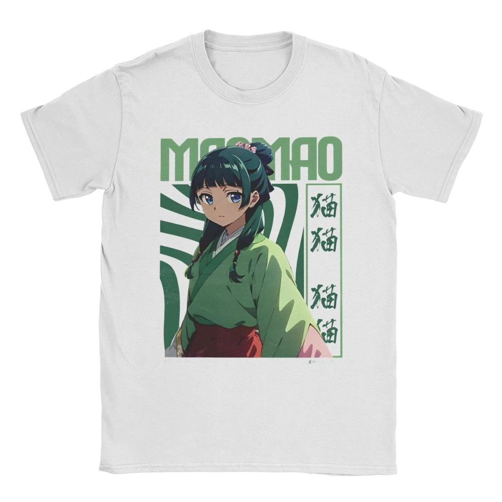 Maomao Le Cronache dell'Apotecario Magliette Uomo Manga Anime Cotone Vintage Maglietta a T Manica Corta Girocollo Maglietta a T Stampata Merch Casual Maglietta Girocollo