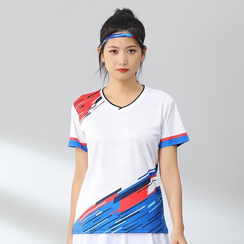 Quick-Dry Badminton Shirt Men Women Kids Sport T-Shirt Training Competition Uniform