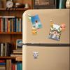 Office Memo Magnets Cartoon Animal Refrigerator Magnet, Big Eyes Shape Fridge Lion Magnet Notes Photo Holder, Gift for Lovers Zebras