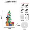 6.9FT LED Light Christmas Inflatable Yard Decorations Santa Claus Climbe Tree Dog Box Toy Xmas Supplies Ornaments Gifts Holiday
