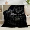 1PC Knightly Valor And Patriotism Flannel Blanket Gift, Suitable for Both Men And Women, Soft Ideal for Beds And Sofa, Birthday Or Christmas Gift