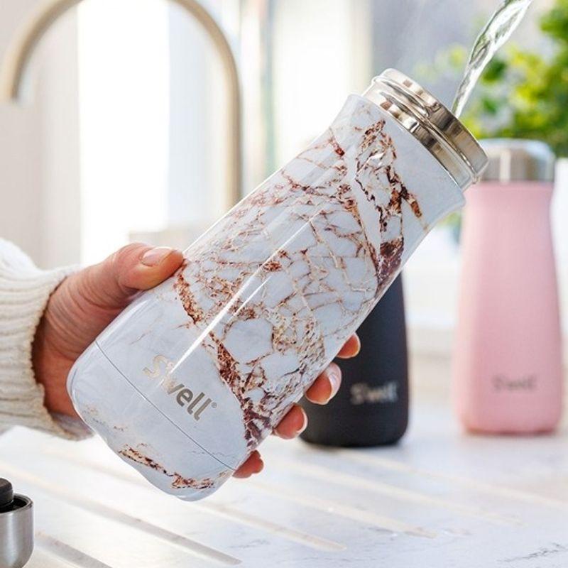 Swell Traveler 470ml Calacatta Gold