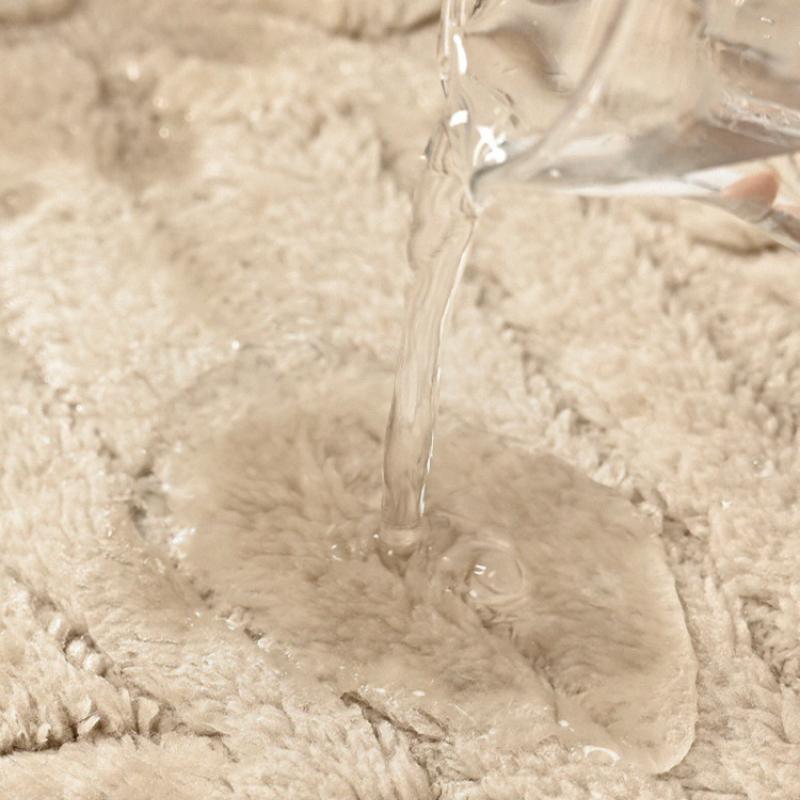 Household 3D Jacquard Plush Toilet Floor Mats Water Absorbing Non Slip Floor Mat At The Entrance of The Bathroom Toilet Carpet Comfortable Door Mat