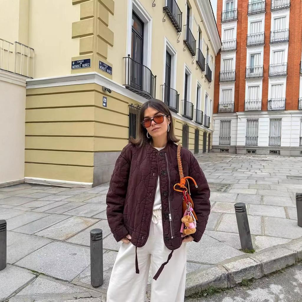 Autumn And Winter Street Fashion Loose Quilting Cotton Jacket