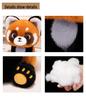 Zoo Trio: Raccoon, Red Panda & Koala Plush Set