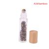 10ml Natürlicher Edelstein Roll-On Flasche Nachfüllbar Ätherisches Öl Körperparfüm Glas innen Heilkristall Schönheits-Chips 1 Stück