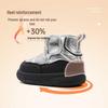 2026 Kids' Winter Waterproof Velvet-Lined Cotton Boots - Year of the Horse Edition