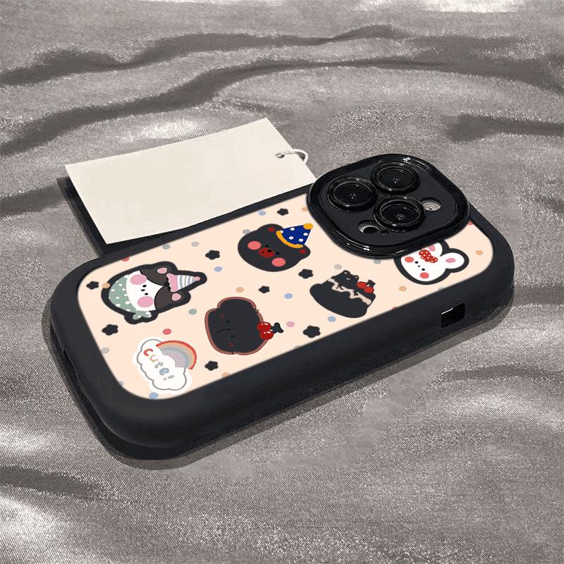 Cute Cake Puppy Suitable for 17 Apple 15 Mobile Phone Case Huawei Mate60oppo Xiaomi 14vivo Honor 10