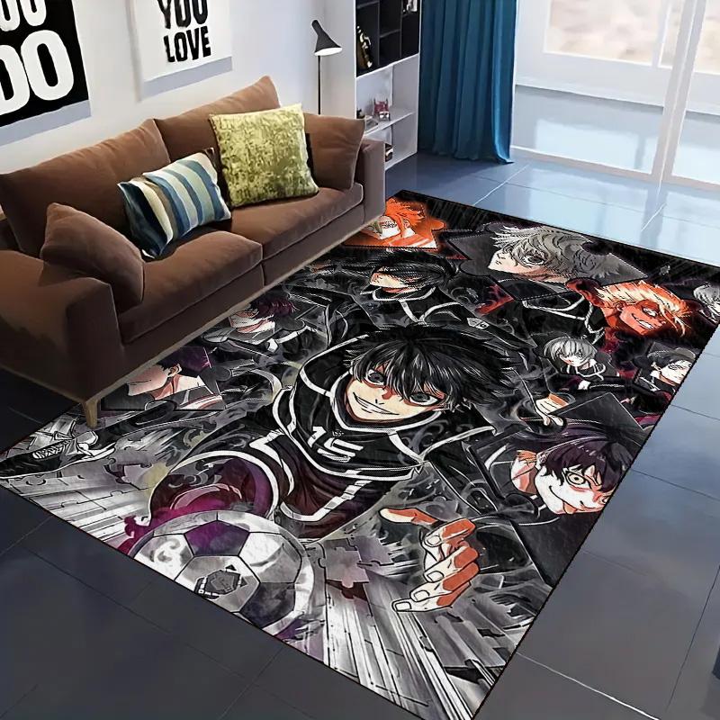 Tappeto Tappetino Pavimento Grande Bluelock Anime Lavabile Antiscivolo Camera da Letto Arredamento Casa LXR180