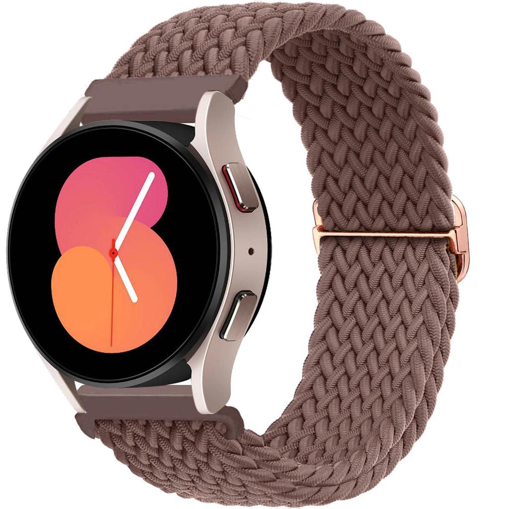 20mm/22mm Band For Samsung Galaxy Watch 7/4/6/5 pro/6 Classic/gear s3/active 2 Braided Solo loop bracelet Huawei GT 2e 3 4 Strap