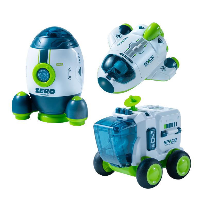 Space Exploration Rocket Rover with Astronaut & Spaceship Toy for Kids